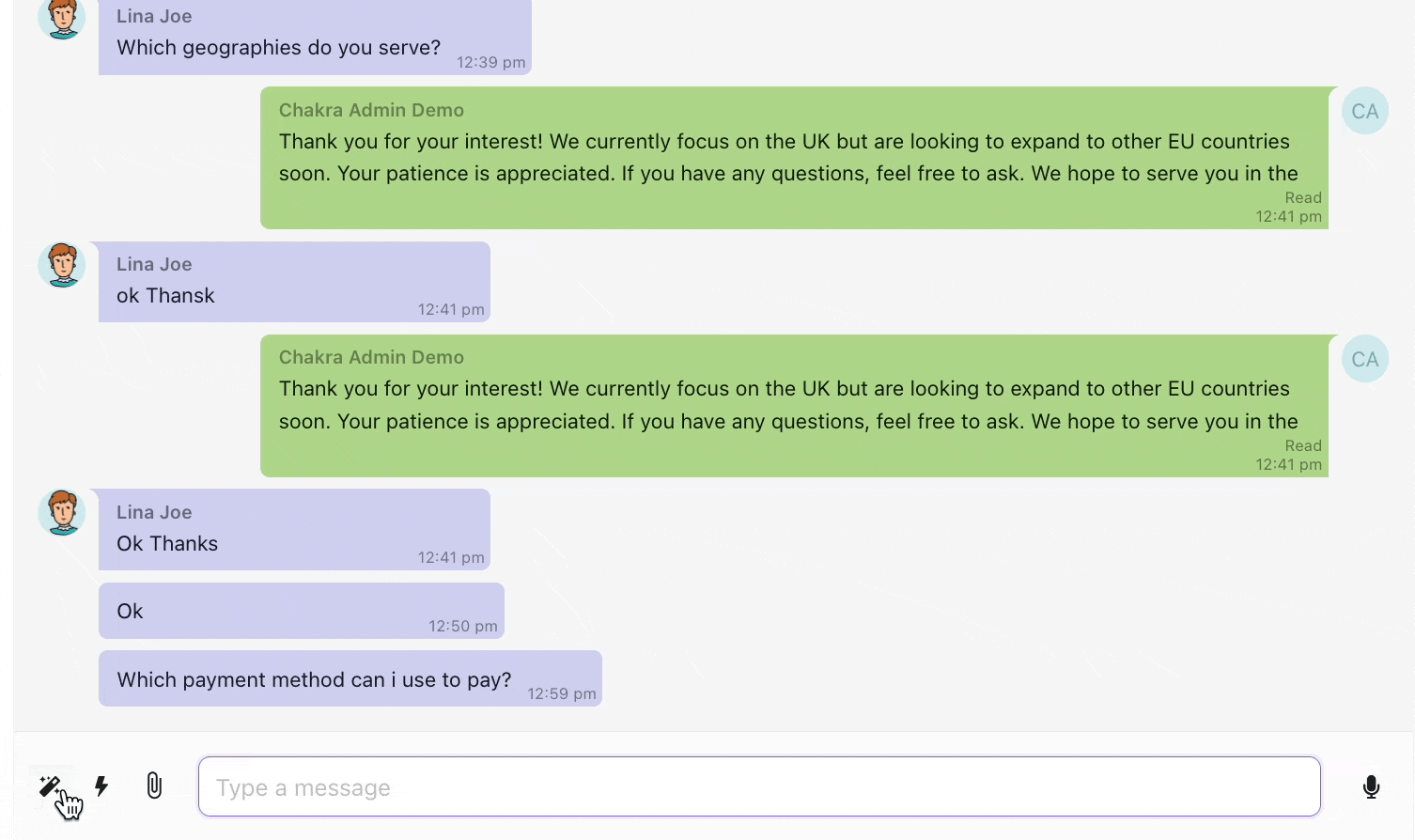 Chat AI Generate Replies